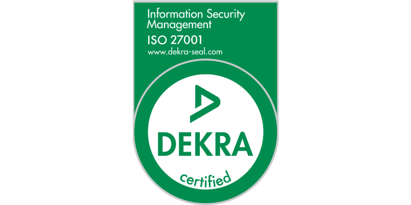 DEKRA Certification Seal DEKRA Certification Seal