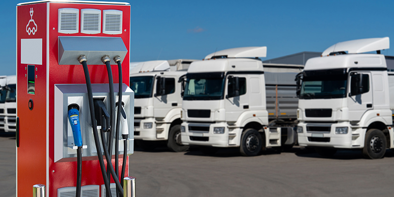 EV Trucks and Power Charger